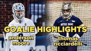 Georgetown vs Notre Dame | GOALIE HIGHLIGHTS