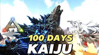 I Spent 100 Days In Kaiju Ark….Things didn’t go well. Ark Survival Evolved 100 Days