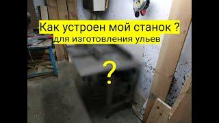 Как устроен мой самодельный станок для изготовления ульев?