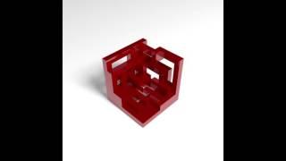3D Cube looped animation