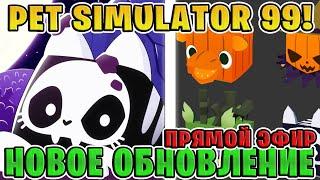 Ждем Новое Обновление в Pet Simulator 99 и Общаемся с Зрителями ROBLOX