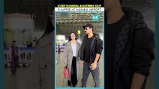 Bollywood's Power Couple, Vicky Kaushal & Katrina Kaif Makes Stylish Appearance At Mumbai Airport