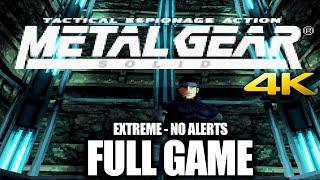 Metal Gear Solid || Extreme Difficulty - No Alerts - Good Ending || Gameplay Walkthrough【4K】