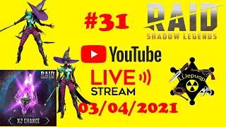 #31. Полночный Стрим по Raid Shadow Legends. Общаемся. х2 на Темные. Помощь Новичкам | 03/04/2021