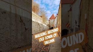 Walking around the old town of Tallinn #tallinn #estonia #citywalk