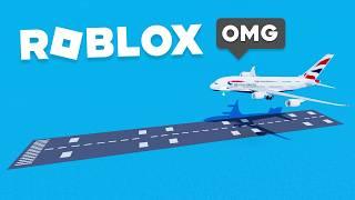 Building a AIRPORT on WATER in Roblox