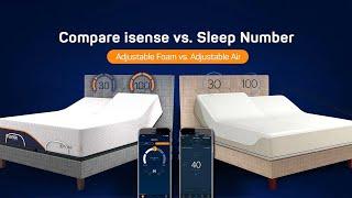 How is an isense mattress different than a Sleep Number mattress?