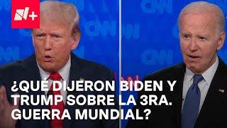 Así discutieron Trump y Biden sobre una Tercera Guerra Mundial - En Punto