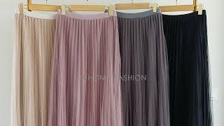BOLBAL - Rok Bolak Balik Plisket Tile Renda + Velvet Beludru 2in1 Panjang Premium Import