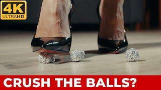 [ASMR] Crushing Tinfoil Balls With My Louboutins - Whispering