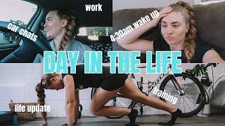 A VERY REAL DAY IN MY LIFE [work, training & little life update]