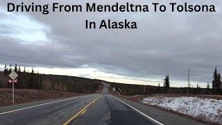 Driving Through The Wild Lands Of Alaska - Mendeltna To Tolsona