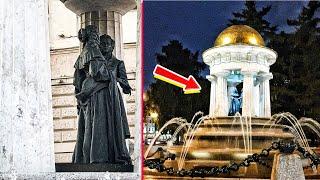 Moscow's BEST Kept Secret: Natalia and Alexander Pushkin Fountain | 2024 4k