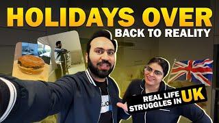 Our Real Life Struggles In The UK After Coming From Holidays | Indian Youtuber In England