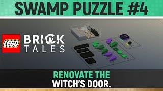 LEGO Bricktales - Renovate the witch's door - Swamp of Tales Puzzle #4 Solution