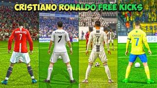 CRISTIANO RONALDO Free Kicks From FIFA 2004 to 2025