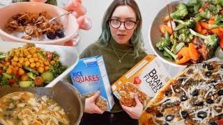 what i ate this week (vegan lazy/comfort foods) + ALDI grocery haul