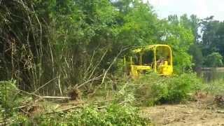 Dresser td-7e dozer pushing trees and brush