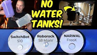 Best Auto Refill Mopping Robot? Switchbot S10 v. Roborock S8 MaxV v. Narwal FreoX