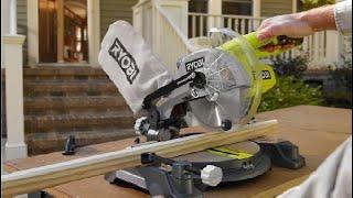 Ryobi 18 Volt ONE+ Cordless Miter Saw, P551 Tool Only Review