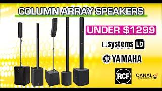 Column Array Speakers under $1299 [Review] LD Systems, RCF, Yamaha