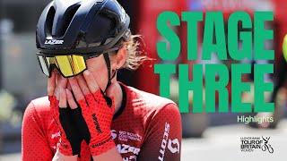 HIGHLIGHTS | 2024 Lloyds Bank Tour of Britain Women - Stage Three