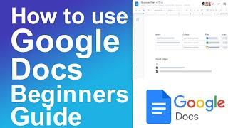 How to use google docs| Beginners Guide