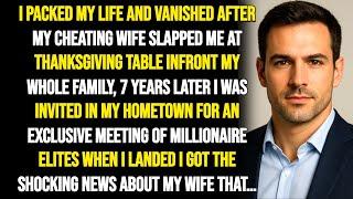 I PACKED MY LIFE AND VANISHED AFTER MY CHEATING WIFE SLAPPED ME AT THANKSGIVING IN FONT OF MY FAMILY
