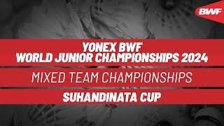 BWF World Junior Mixed Team Championships 2024 | Japan vs. USA | Position 01-08