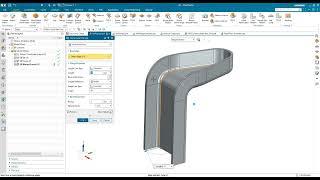 NX 2312 What's New in Sheet Metal - Variational Flange