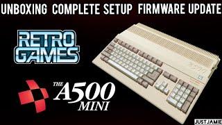 The A500 Mini - Retro Games Ltd Unboxing and Setup Guide #thea500 #a500mini #amiga500