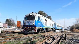 CNR CKD 8G 0004 + Formación Changchun 20 con el Tren n° 572 Saliendo José C. Paz