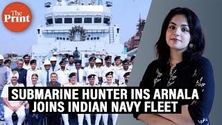 INS Arnala, India’s first-of-its-kind shallow water submarine hunter joins Navy fleet