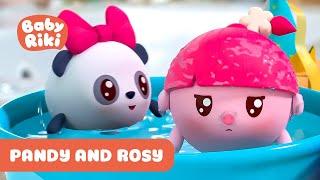 BabyRiki | Best episodes with Pandy and Rosy | Cartoons for Kids | 0+