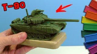 MAKING TANK T-90 from the game War Tunder