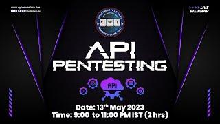 API Pentesting Webinar | CyberWarFare Labs