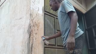 construction techniques/how to make a wall boarder design/ step by step /section one/sewa geofrey