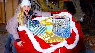 WE FOUND SANTA'S BAG! EPIC CHRISTMAS TREASURE HUNT!