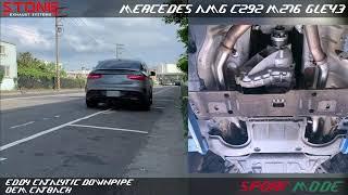 Mercedes AMG C292 M276 GLE43 / Stone Eddy Catted Downpipe