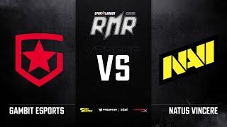 [EN] Gambit vs NAVI | Map 2: Dust2 | StarLadder CIS RMR Main Event Playoffs