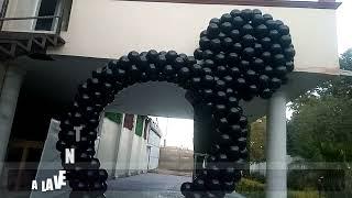 ARCO DE OREJAS MICKY CON GLOBOS CHASTY