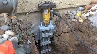 Lifting a home's foundation with Push Piers || Bay Area Underpinning