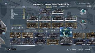 Comfy Chroma loadout for fast Profit Taker farming in Warframe