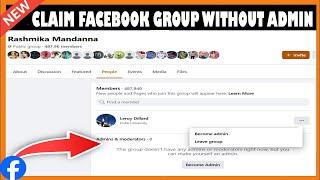 How to Claim facebook Group without Admin 2024 (Claim Group No Admin)