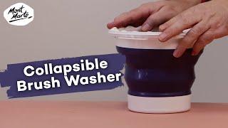 Collapsible Brush Washer Signature Product Demo