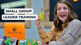 How to Be the Best Kids Ministry Small Group Leader