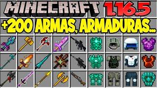 15 MODS de ARMAS y ARMADURAS para MINECRAFT 1.16.5 - Espadas,Herramientas,Minerales,Arcos,Escudos️