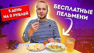 КАК Я ЖИВУ без Денег? Бесплатные пельмени! Выживаю неделю на 0 рублей (день #5)