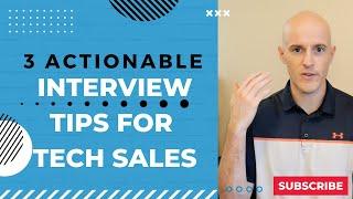 How to Interview For Tech Sales With No Experience