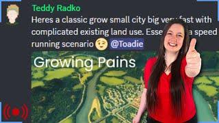 Speedrunning the Growing Pains Scenario in Cities: Skylines FOR CHARITY